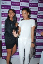 Deepti Gujral, Candice Pinto at About face salon launch in Khar, Mumbai on 12th Feb 2015